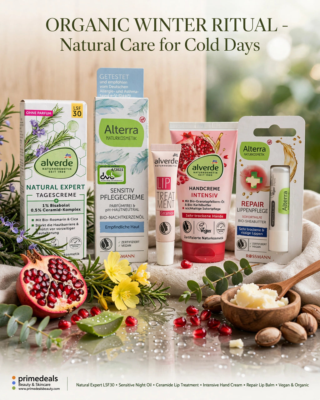 Organic Winter Snap Face & Lip Set