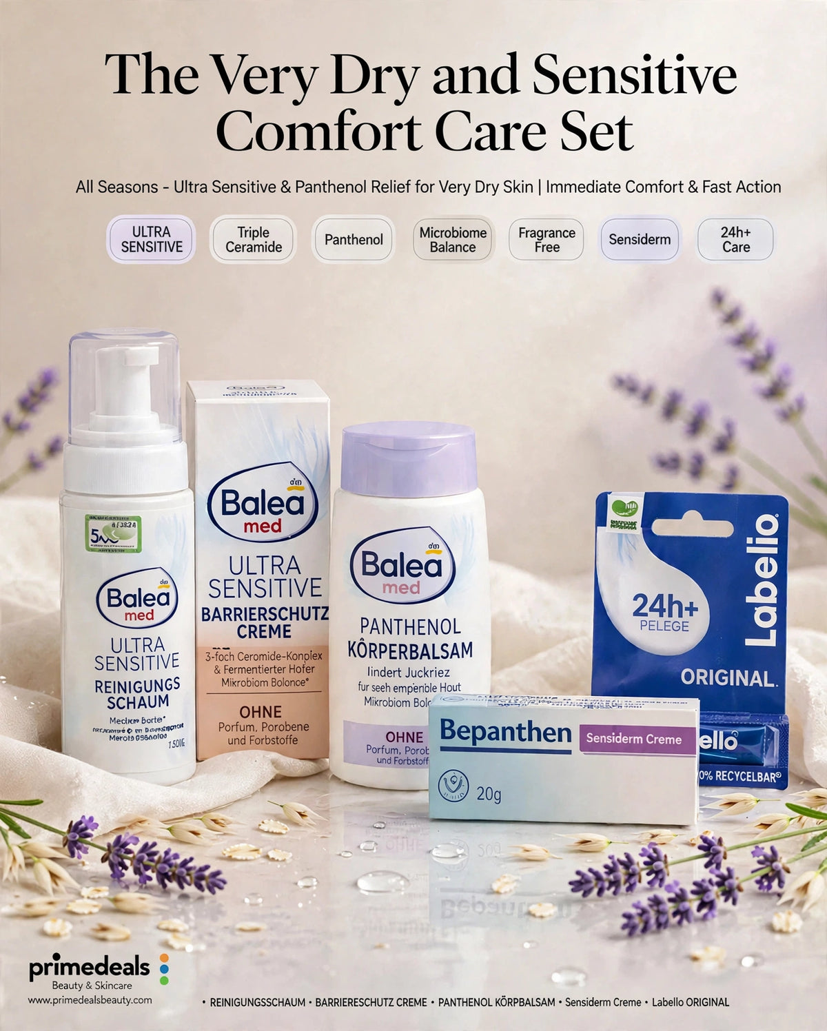 The Very Dry and Sensitive Comfort Care Set